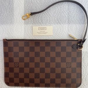 Louis Vuitton Neverfull MM Pouch Damier Ebene